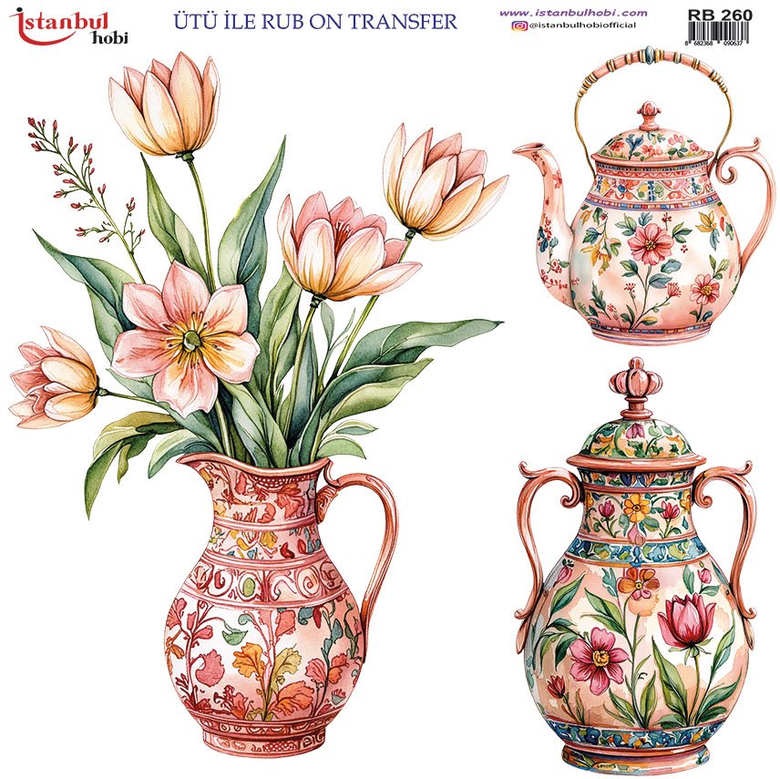Ütü İle Rub On Transfer 30x30cm RB260