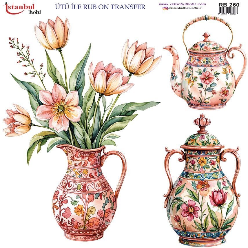 Ütü İle Rub On Transfer 30x30cm RB260