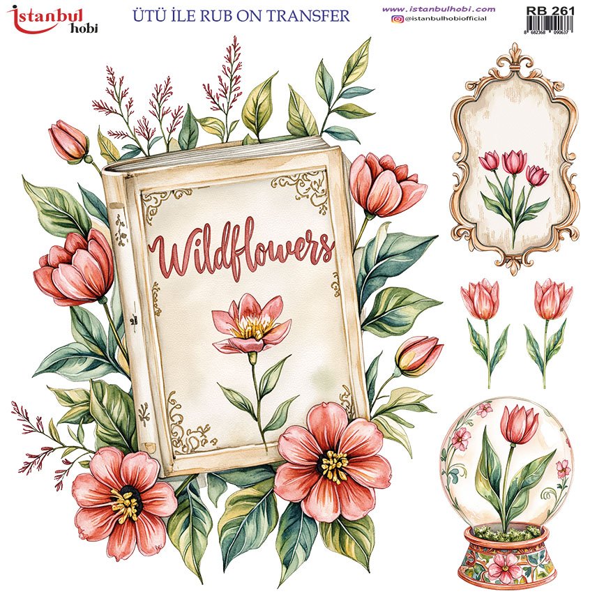 Ütü İle Rub On Transfer 30x30cm RB261