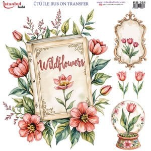 Ütü İle Rub On Transfer 30x30cm RB261