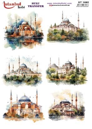 Sulu Transfer Kağıdı 25x35cm ST-1592