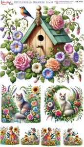 Ütü İle Rub On Transfer 30x50cm CK416