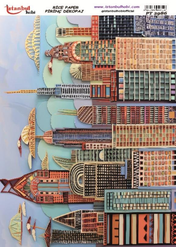Pirinç Dekopaj Kağıdı 30x42cm PT-2986