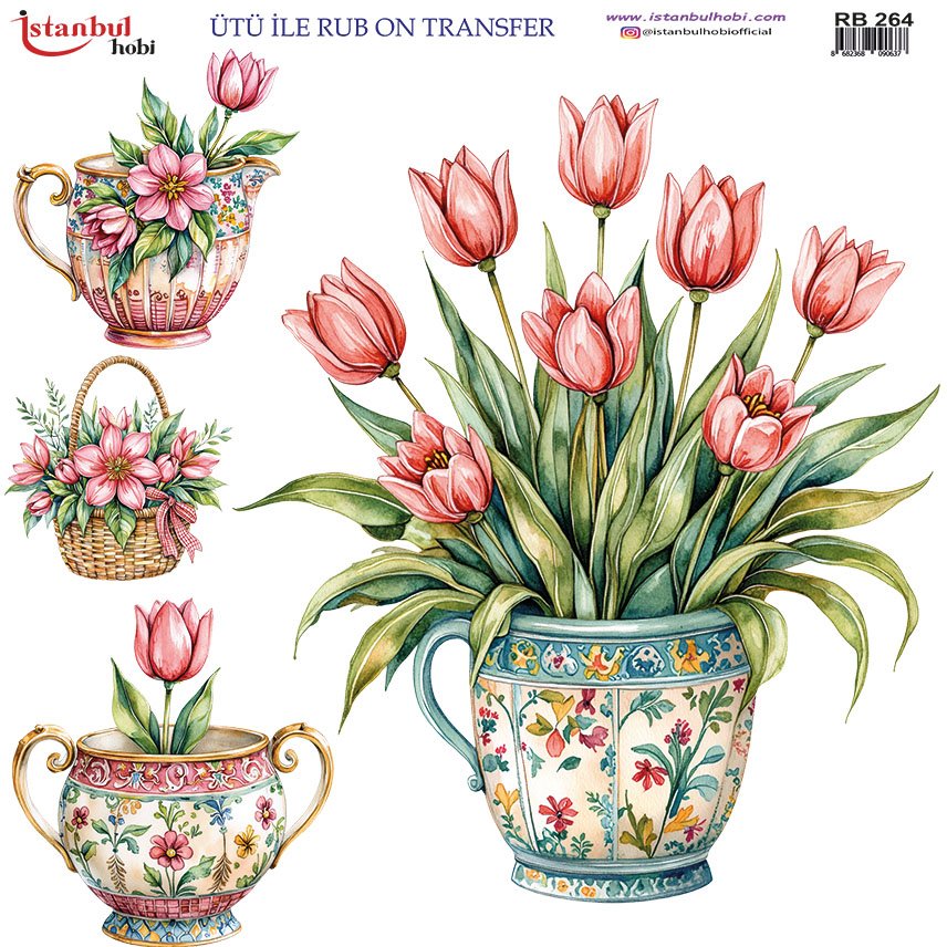Ütü İle Rub On Transfer 30x30cm RB264