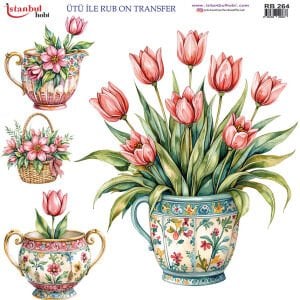 Ütü İle Rub On Transfer 30x30cm RB264