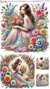 Ütü İle Rub On Transfer 30x50cm CK418