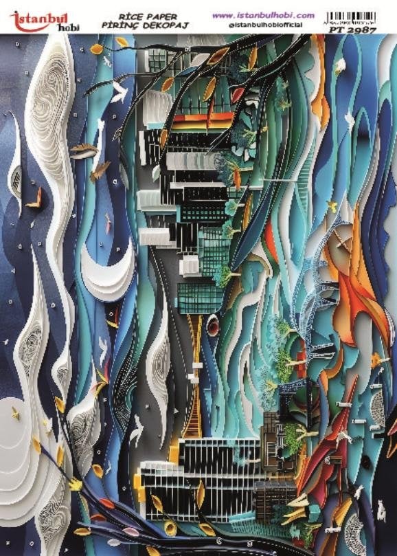Pirinç Dekopaj Kağıdı 30x42cm PT-2987
