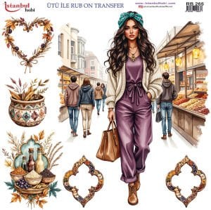 Ütü İle Rub On Transfer 30x30cm RB265