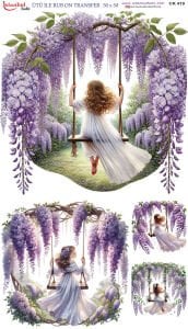 Ütü İle Rub On Transfer 30x50cm CK419