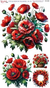 Ütü İle Rub On Transfer 30x50cm CK420