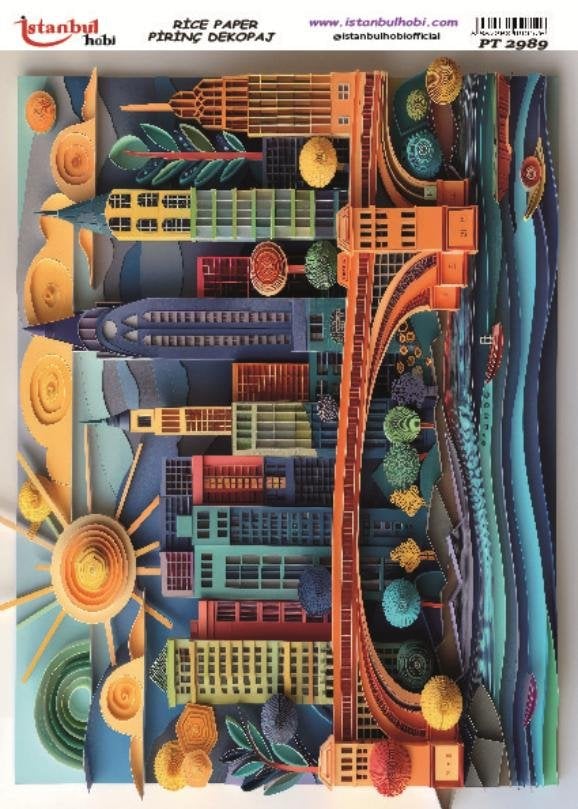 Pirinç Dekopaj Kağıdı 30x42cm PT-2989