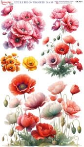 Ütü İle Rub On Transfer 30x50cm CK421