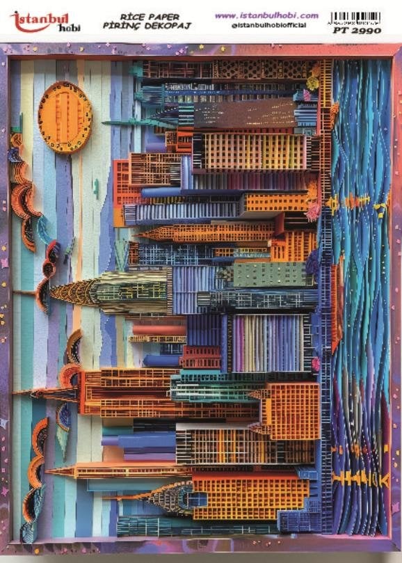 Pirinç Dekopaj Kağıdı 30x42cm PT-2990