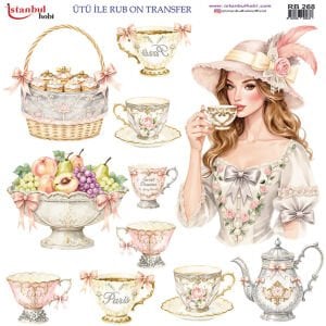 Ütü İle Rub On Transfer 30x30cm RB268