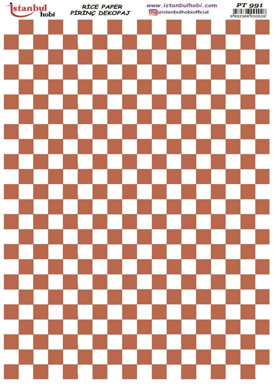 Pirinç Dekopaj Kağıdı 30x42cm PT-991