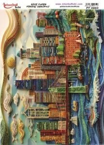 Pirinç Dekopaj Kağıdı 30x42cm PT-2992