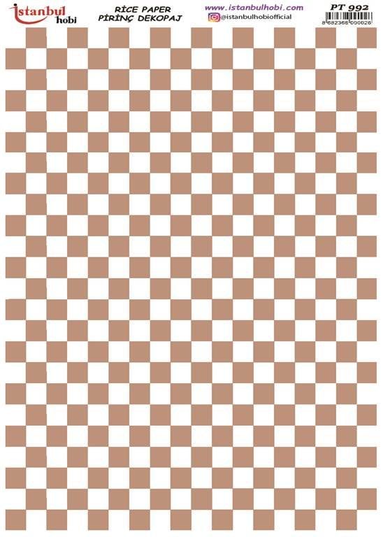 Pirinç Dekopaj Kağıdı 30x42cm PT-992