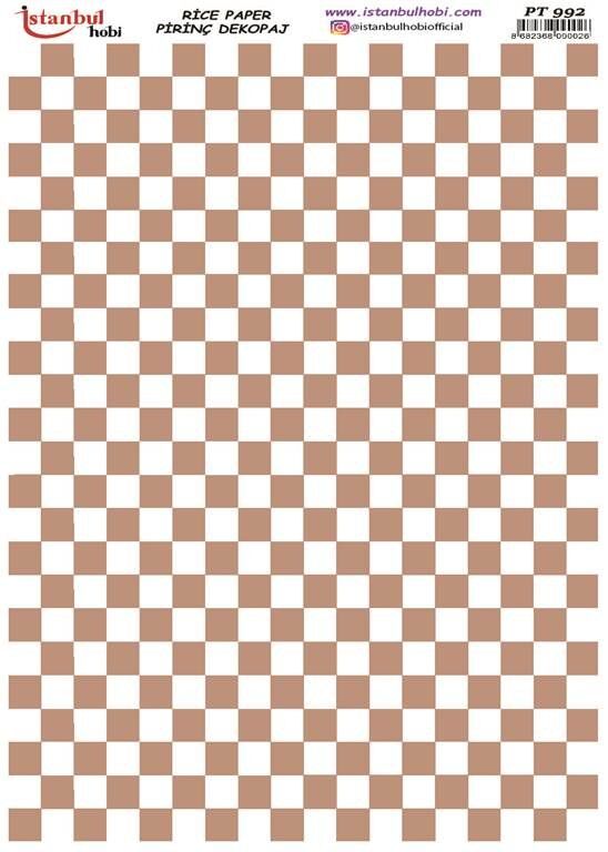 Pirinç Dekopaj Kağıdı 30x42cm PT-992