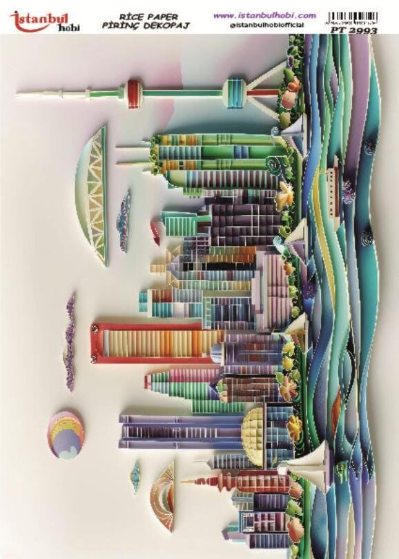 Pirinç Dekopaj Kağıdı 30x42cm PT-2993
