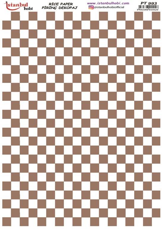 Pirinç Dekopaj Kağıdı 30x42cm PT-993