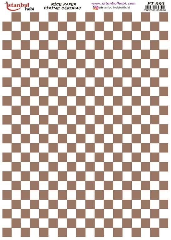 Pirinç Dekopaj Kağıdı 30x42cm PT-993