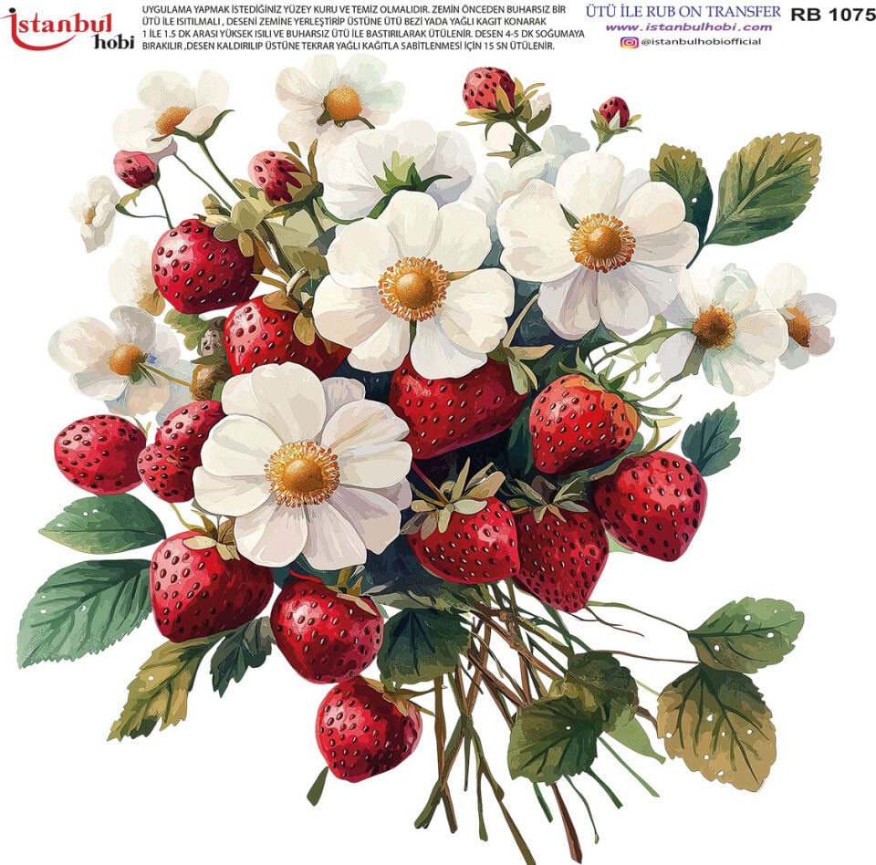 Ütü İle Rub On Transfer 30x30cm RB1075