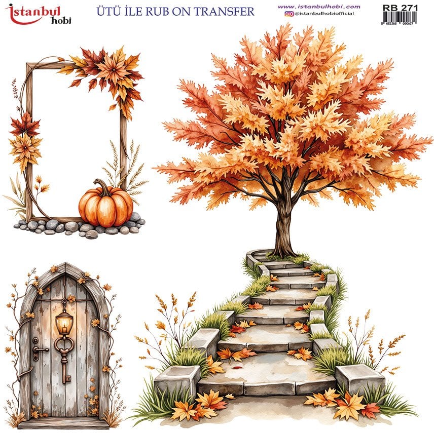 Ütü İle Rub On Transfer 30x30cm RB271