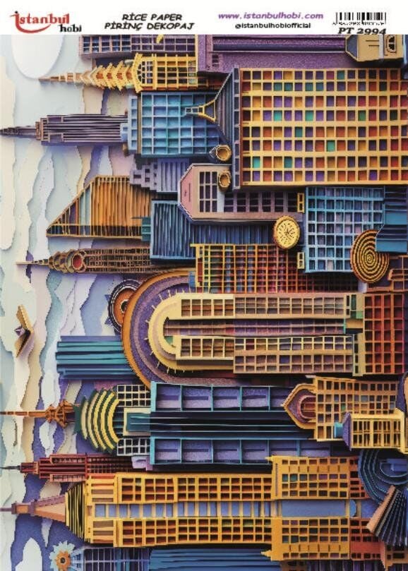 Pirinç Dekopaj Kağıdı 30x42cm PT-2994