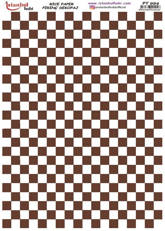 Pirinç Dekopaj Kağıdı 30x42cm PT-994