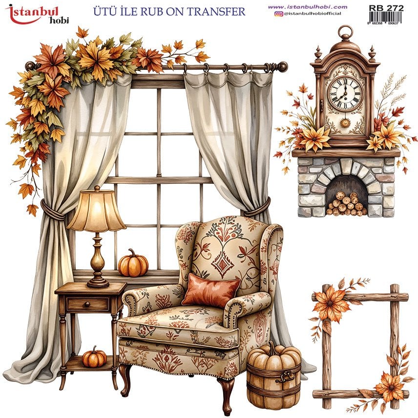 Ütü İle Rub On Transfer 30x30cm RB272
