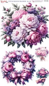 Ütü İle Rub On Transfer 30x50cm CK426