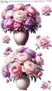 Ütü İle Rub On Transfer 30x50cm CK428