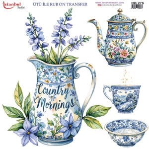 Ütü İle Rub On Transfer 30x30cm RB275