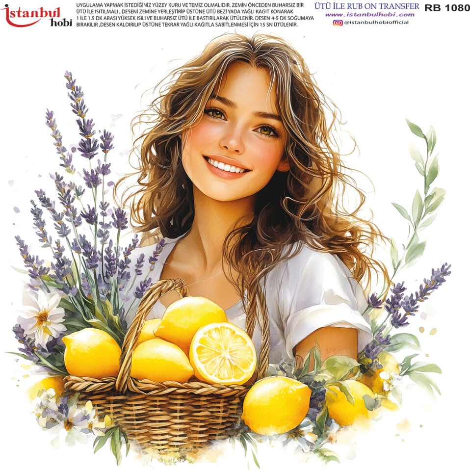 Ütü İle Rub On Transfer 30x30cm RB1080