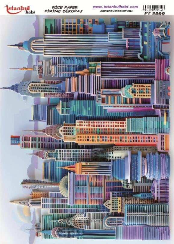 Pirinç Dekopaj Kağıdı 30x42cm PT-2999