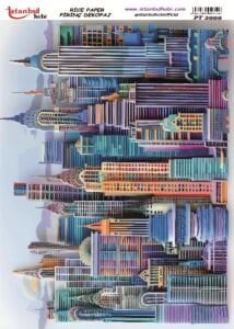 Pirinç Dekopaj Kağıdı 30x42cm PT-2999