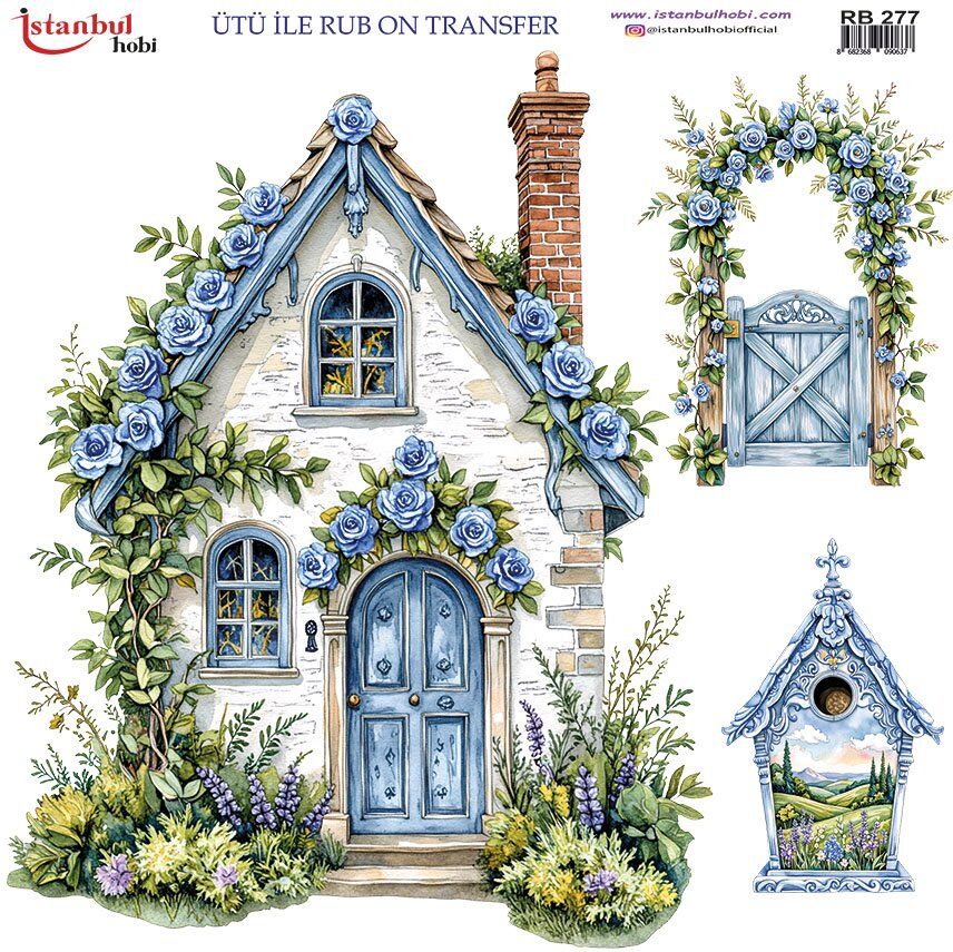 Ütü İle Rub On Transfer 30x30cm RB277