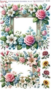 Ütü İle Rub On Transfer 30x50cm CK431