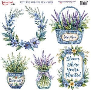 Ütü İle Rub On Transfer 30x30cm RB278