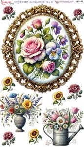 Ütü İle Rub On Transfer 30x50cm CK432