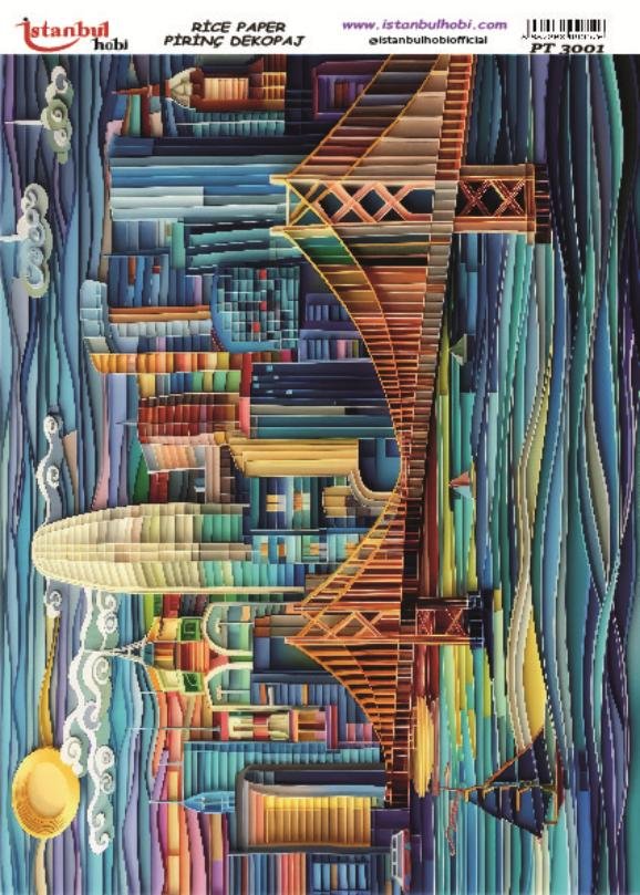 Pirinç Dekopaj Kağıdı 30x42cm PT-3001