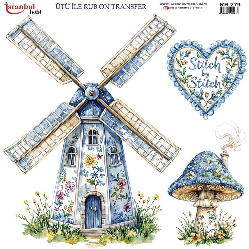 Ütü İle Rub On Transfer 30x30cm RB279