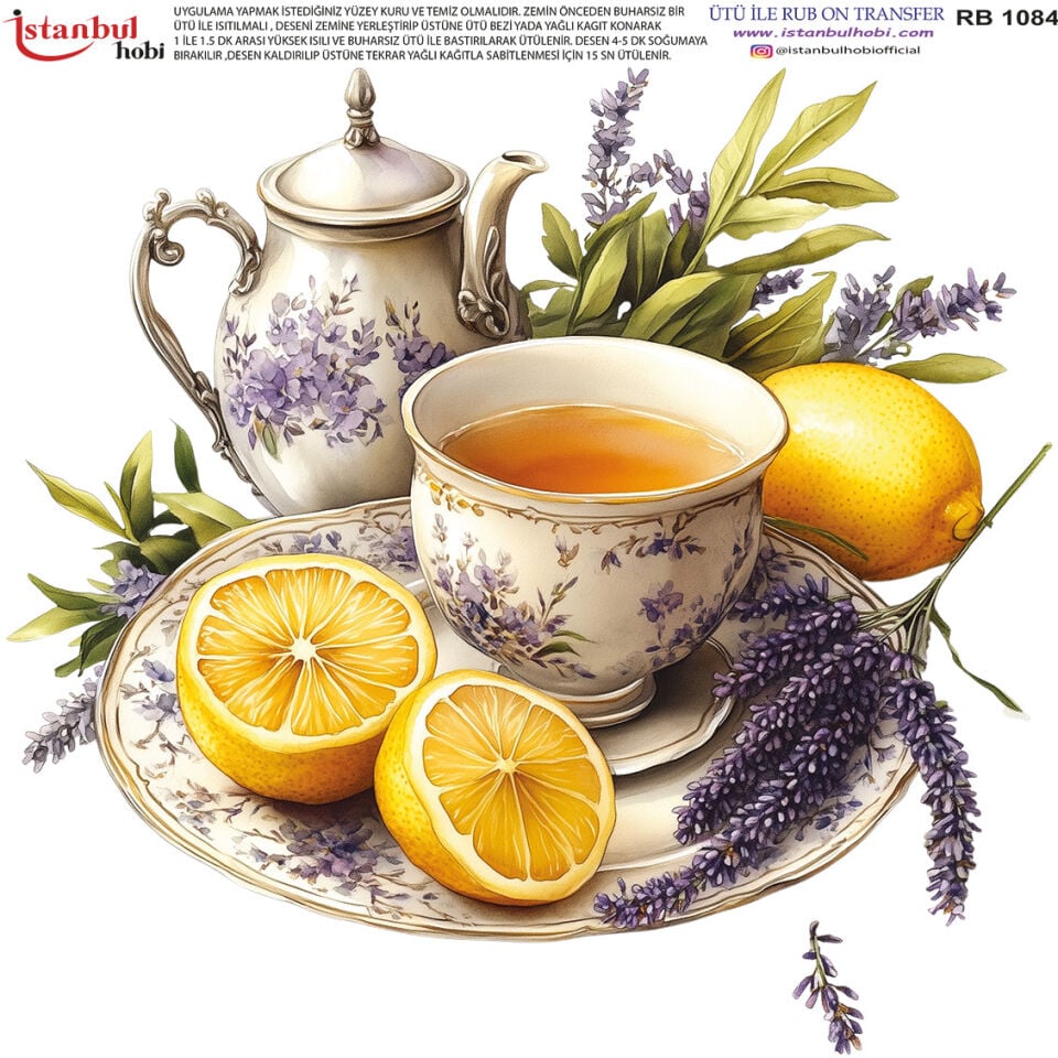 Ütü İle Rub On Transfer 30x30cm RB1084