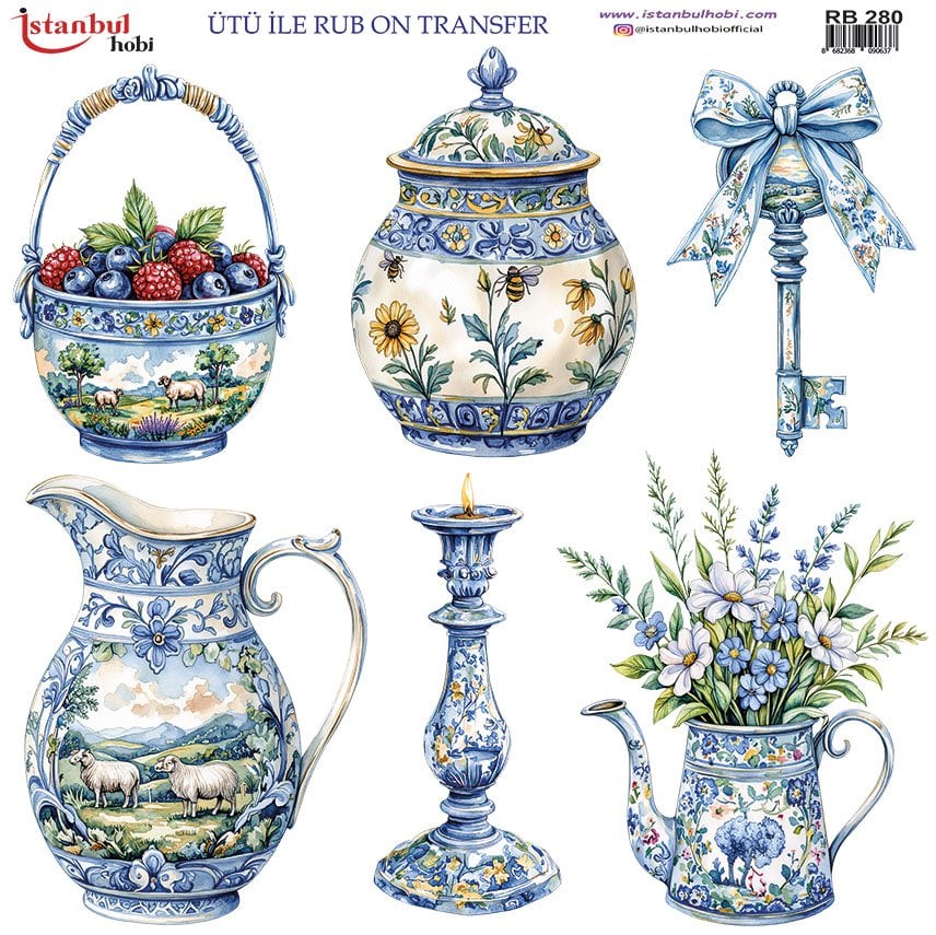 Ütü İle Rub On Transfer 30x30cm RB280