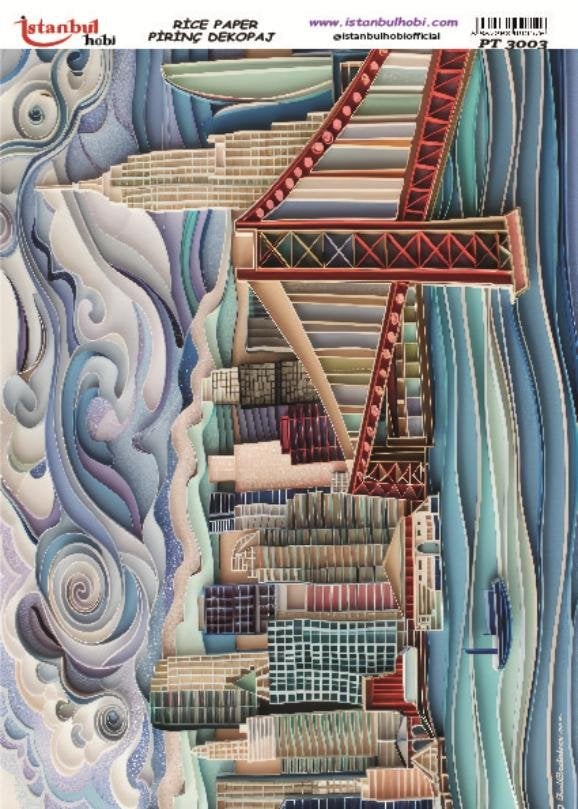 Pirinç Dekopaj Kağıdı 30x42cm PT-3003