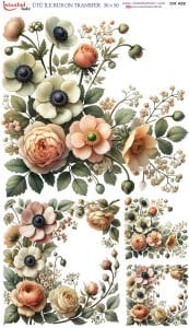 Ütü İle Rub On Transfer 30x50cm CK435