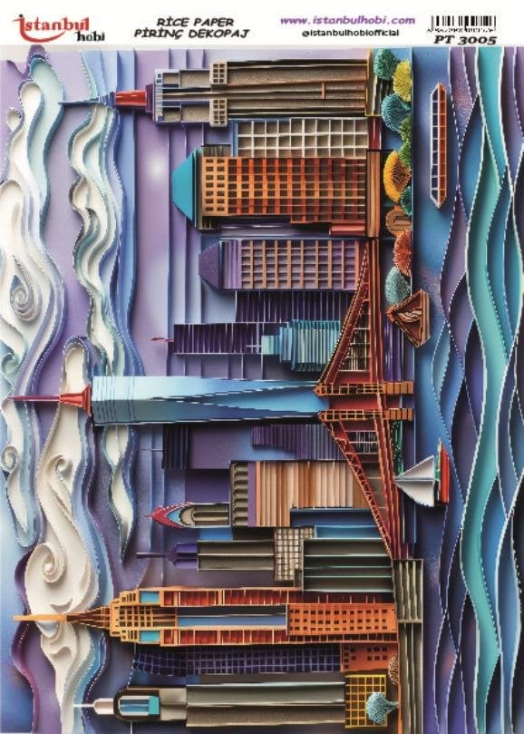 Pirinç Dekopaj Kağıdı 30x42cm PT-3005