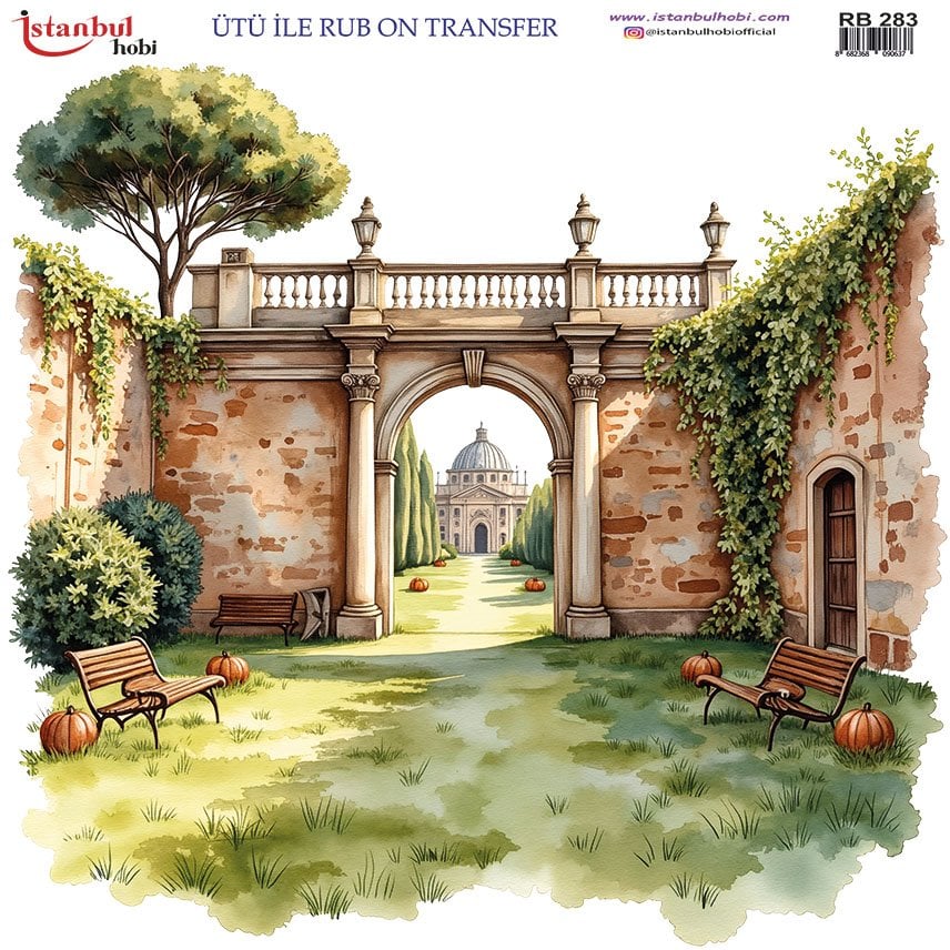 Ütü İle Rub On Transfer 30x30cm RB283