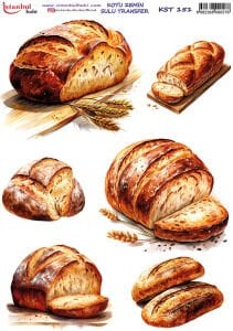 Koyu Zemin Sulu Transfer Kağıdı 25x35cm KST151