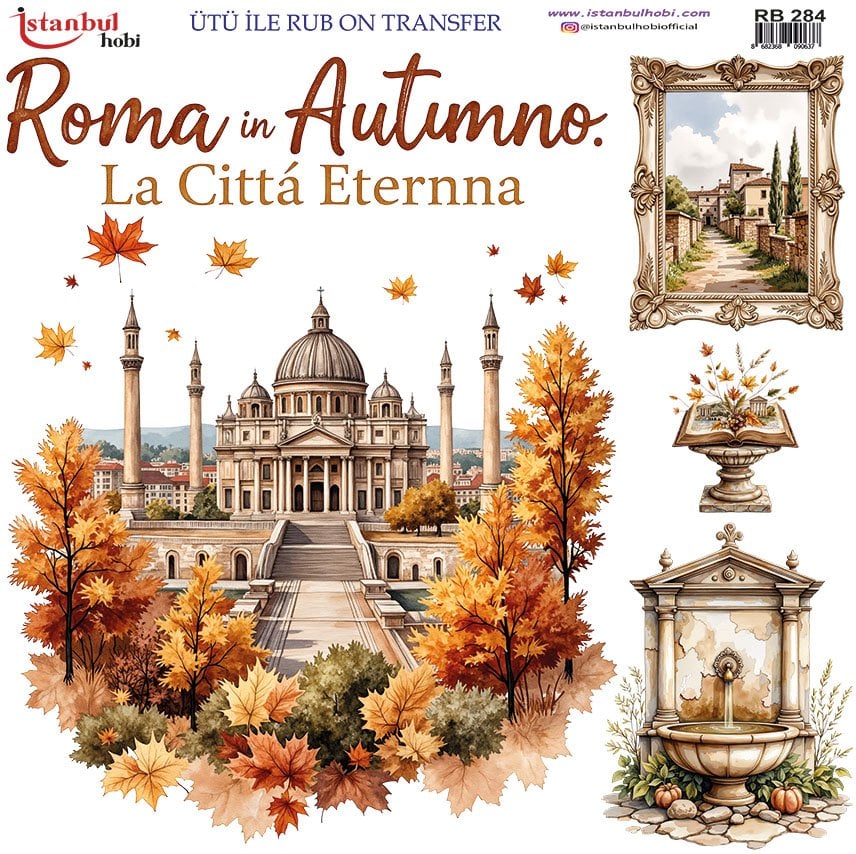 Ütü İle Rub On Transfer 30x30cm RB284